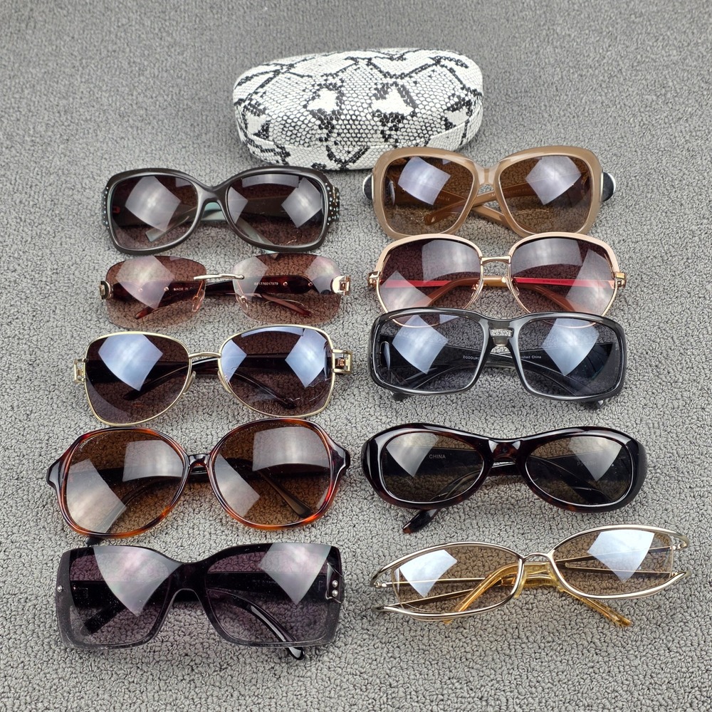 Unbranded Mixed Lot 10 Pairs Sunglasses Women Multicolor Retro Y2K Styles OS